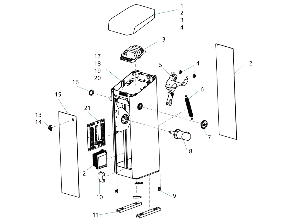 Parking Pro Operator Replacement Parts - Part Finder 